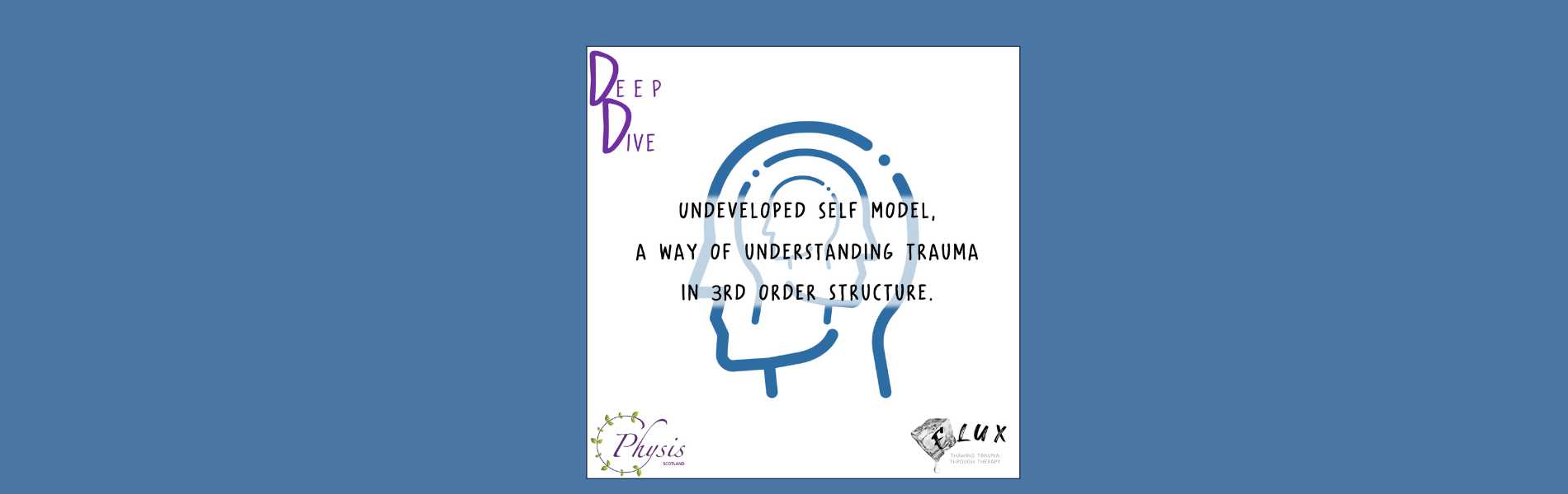 Undeveloped Self Model, a way of Understanding Trauma in 3rd Order Structure
